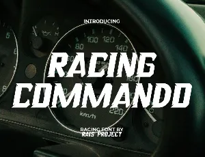 RacingCommandoDemo font