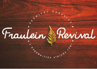 Fraulein Revival font