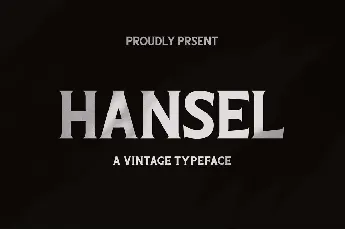 Hansel font