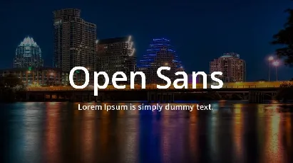 Open Sans font