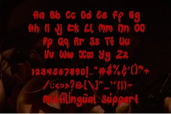 Bloody Spooky font