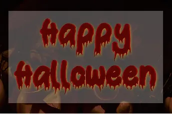 Bloody Spooky font