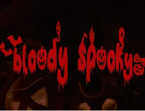 Bloody Spooky font