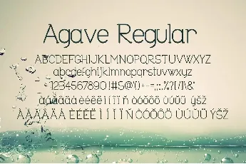 Agave font