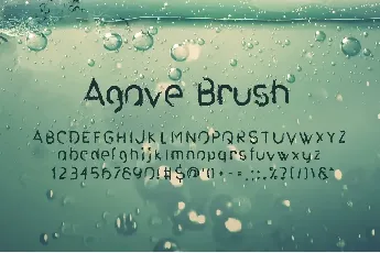 Agave font