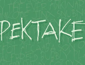 Spektakel DEMO font