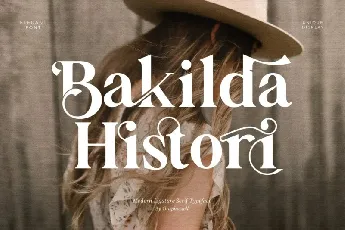 Bakilda Histori font