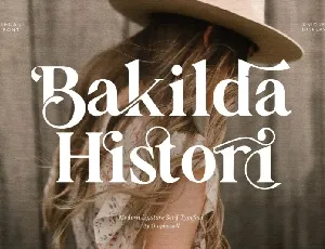 Bakilda Histori font