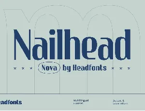 Nailhead font