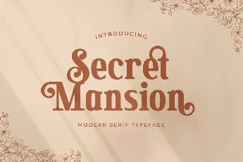 Secret Mansion font