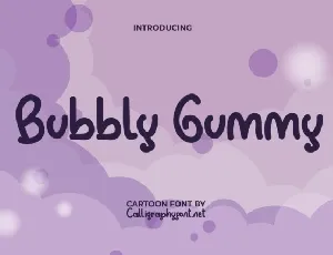 Bubbly Gummy font