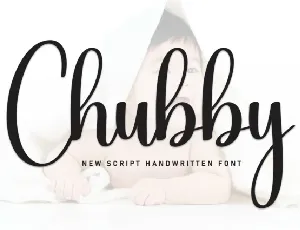 Chubby Script Typeface font