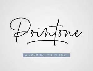 Pointone font