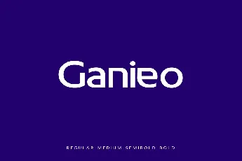 Ganieo font