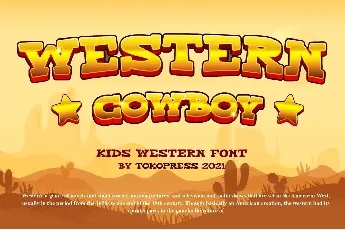 Western Cowboy font