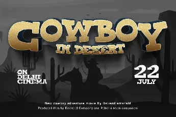 Western Cowboy font