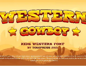 Western Cowboy font