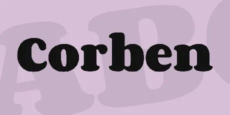 Corben font