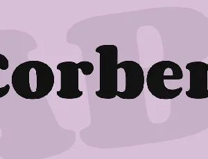 Corben font