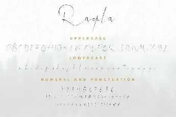 Raqila Demo font