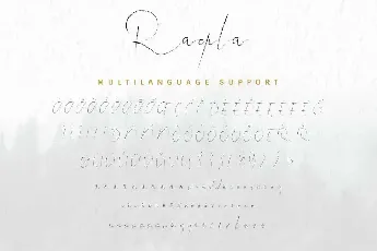 Raqila Demo font