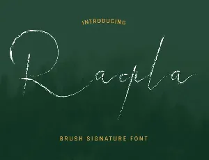 Raqila Demo font