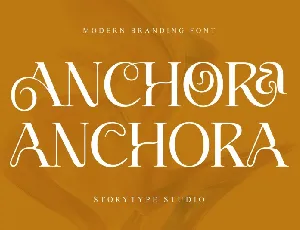 Anchora font