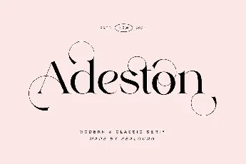 Adeston font