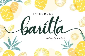 Baritta font