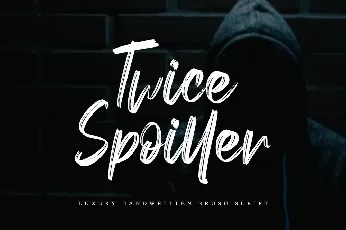 Twice Spoiller font