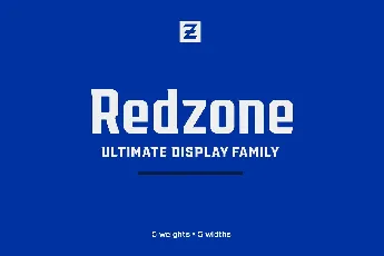 Redzone font