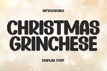 Christmas Grinchese font