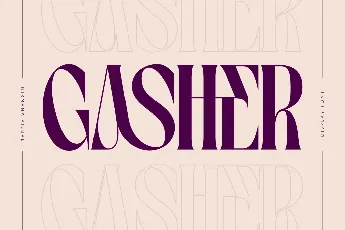 Gasher Demo Version font