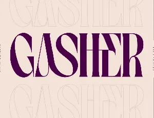 Gasher Demo Version font