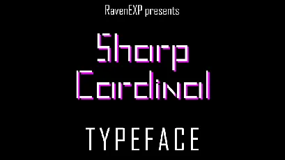 Sharp Cardinal font