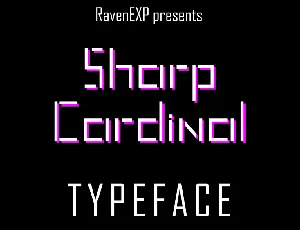 Sharp Cardinal font