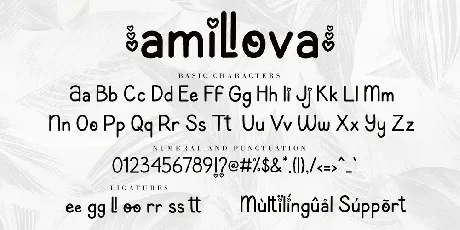 Amillova font