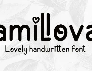 Amillova font