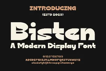 Bisten font