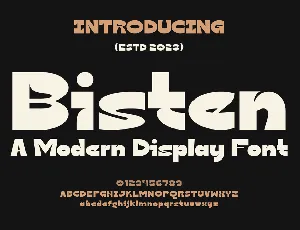 Bisten font