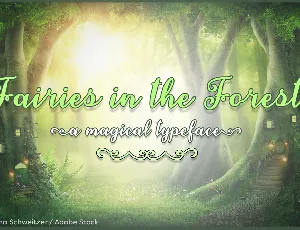 Fairies in the Forest font