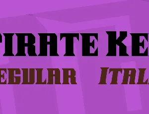 Pirate Keg font