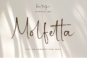 Molfetta font