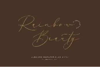 Rainbow Beauty font