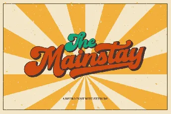 Mainstay font