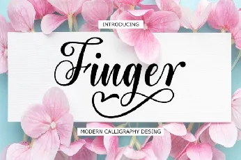 Finger Script font