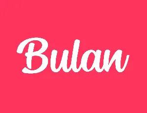 Bulan font