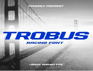 Trobus font