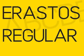 Erastos font