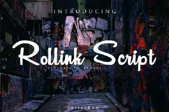 Rollink Script font